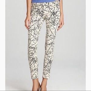 Paige Skyline Skinny graphic print